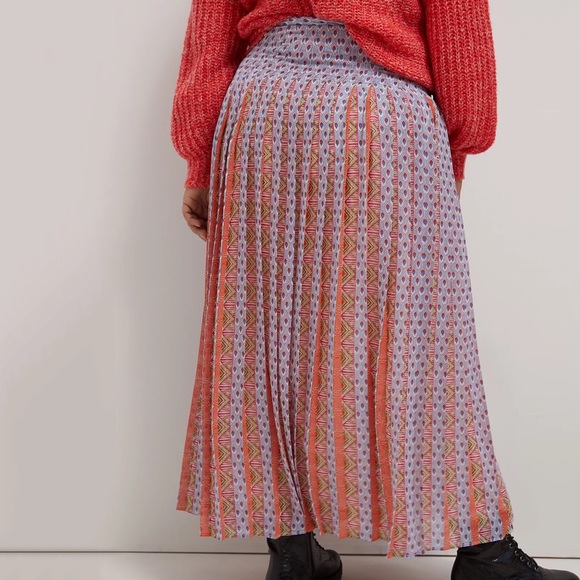 Anthropologie Nonie Pleated Maxi Skirt - Picture 3 of 9